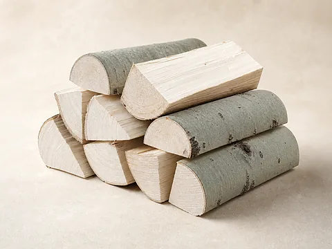 Осиновые дрова для чистки дымохода — общий вид партии
